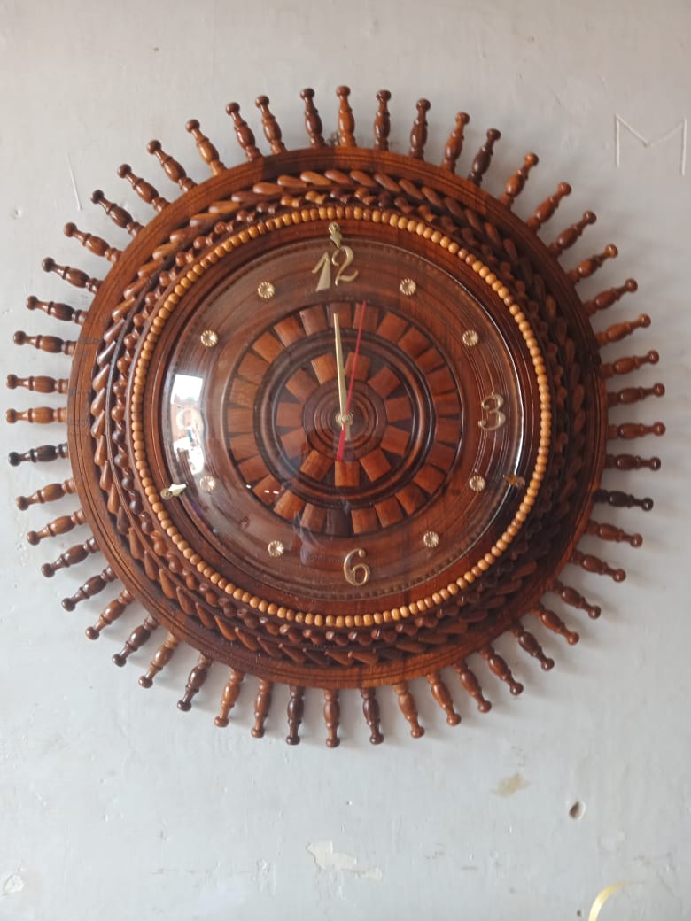 Ornate Round Wall Clock